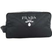 Prada Vintage Pre-owned Nylon prada-vskor Black, Dam