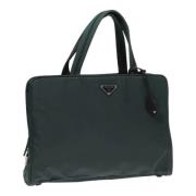 Prada Vintage Pre-owned Nylon prada-vskor Green, Dam