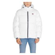 Tommy Jeans Alaska Flag Jacka Herr Kollektion White, Herr