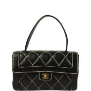 Chanel Vintage Pre-owned Tyg handvskor Black, Dam