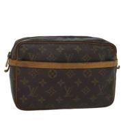 Louis Vuitton Vintage Pre-owned Canvas kuvertvskor Brown, Dam