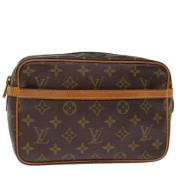 Louis Vuitton Vintage Pre-owned Canvas kuvertvskor Brown, Dam