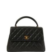 Chanel Vintage Pre-owned Tyg handvskor Black, Dam