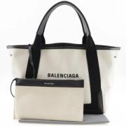 Balenciaga Vintage Pre-owned Canvas handvskor White, Dam