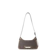 Acne Studios Mini Axelväska i Slät Kalvskinn Brown, Dam