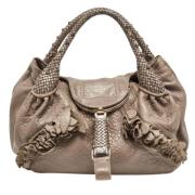 Fendi Vintage Pre-owned Laeder fendi-vskor Beige, Dam