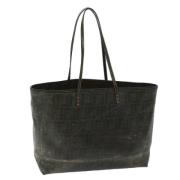 Fendi Vintage Pre-owned Canvas totevskor Black, Dam