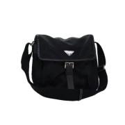 Prada Vintage Pre-owned Nylon prada-vskor Black, Dam