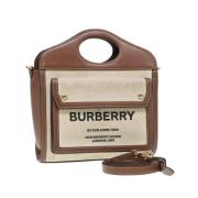 Burberry Vintage Pre-owned Laeder handvskor Beige, Dam