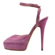 Jimmy Choo Pre-owned Pre-owned Mocka sandaler Purple, Dam