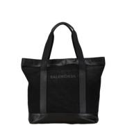 Balenciaga Vintage Pre-owned Canvas axelremsvskor Black, Dam