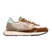 MOA - Master OF Arts Brun Mocka Sneakers med Rosa Logotyp Brown, Dam