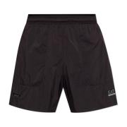 Emporio Armani EA7 Shorts med tryckt logotyp Black, Herr