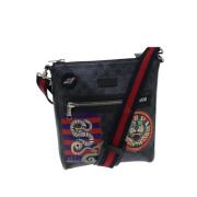 Gucci Vintage Pre-owned Canvas gucci-vskor Black, Dam