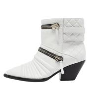 Giuseppe Zanotti Pre-owned Pre-owned Laeder stvlar White, Dam