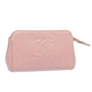 Chanel Vintage Pre-owned Silke plnbcker Pink, Dam