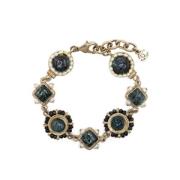 Chanel Vintage Pre-owned Rostfritt stal armband Blue, Dam