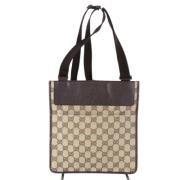 Gucci Vintage Pre-owned Canvas gucci-vskor Brown, Dam