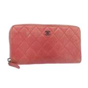 Chanel Vintage Pre-owned Silke plnbcker Pink, Dam