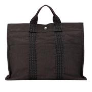 Hermès Vintage Pre-owned Canvas totevskor Gray, Dam