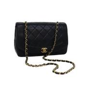 Chanel Vintage Pre-owned Tyg chanel-vskor Black, Dam