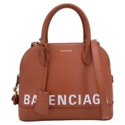 Balenciaga Vintage Pre-owned Laeder handvskor Brown, Dam