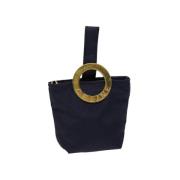 Celine Vintage Pre-owned Nylon celine-vskor Blue, Dam