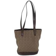 Celine Vintage Pre-owned Canvas totevskor Brown, Dam