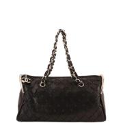 Chanel Vintage Pre-owned Tyg chanel-vskor Black, Dam