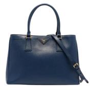 Prada Vintage Pre-owned Laeder totevskor Blue, Dam