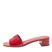 Prada Vintage Pre-owned Laeder sandaler Red, Dam