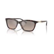 Emporio Armani Brun Silver Spegel Solglasögon Brown, Dam