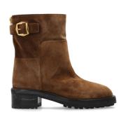 Jimmy Choo Mocka ankelboots Brooklyn Brown, Dam