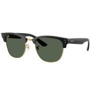 Ray-Ban Clubmaster Reverse Solglasögon Grön Mörk Black, Unisex