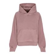 Carhartt Wip Cropped Hoodie med Känguruficka Pink, Dam