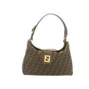 Fendi Vintage Pre-owned Canvas fendi-vskor Brown, Dam