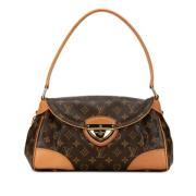 Louis Vuitton Vintage Pre-owned Canvas handvskor Brown, Dam