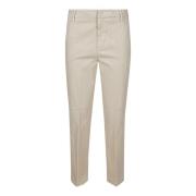 Dondup Nima Chino Byxor med Dragkedja Beige, Dam