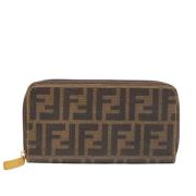 Fendi Vintage Pre-owned Belagd canvas plnbcker Brown, Dam