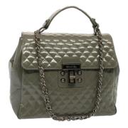 Chanel Vintage Pre-owned Tyg chanel-vskor Gray, Dam