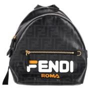 Fendi Vintage Pre-owned Canvas resvskor Black, Dam