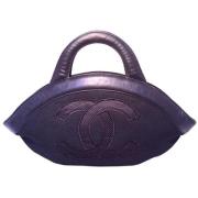 Chanel Vintage Pre-owned Laeder chanel-vskor Purple, Dam