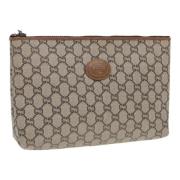 Gucci Vintage Pre-owned Laeder kuvertvskor Brown, Dam