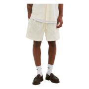 Arte Antwerp Stan Croche Casual Shorts Beige, Herr