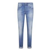 Dondup Slim Fit Skräddarsydda Jeans Blue, Herr