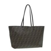 Fendi Vintage Pre-owned Canvas fendi-vskor Black, Dam