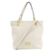 Michael Kors Pre-owned Pre-owned Laeder axelremsvskor White, Dam