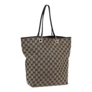 Gucci Vintage Pre-owned Canvas gucci-vskor Brown, Dam