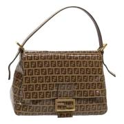 Fendi Vintage Pre-owned Canvas fendi-vskor Brown, Dam