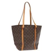 Louis Vuitton Vintage Pre-owned Canvas louis-vuitton-vskor Brown, Dam